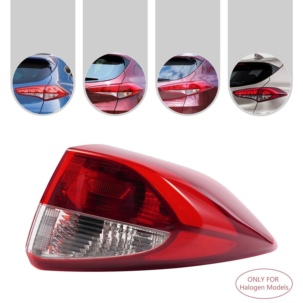 Tail Light for Tucson 2016-2018 Passenger Side Halogen Version 92402D3010