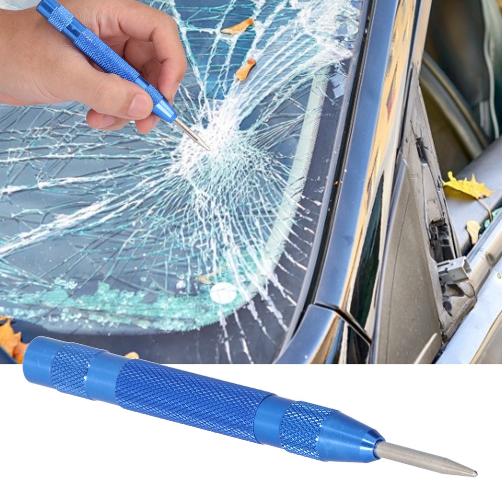 Automatic Center Punch Hardened Steel Removable Tip Positioner Adjustable Force
