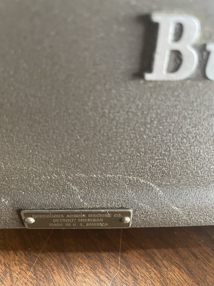 Antique Burroughs Portable Adding Machine