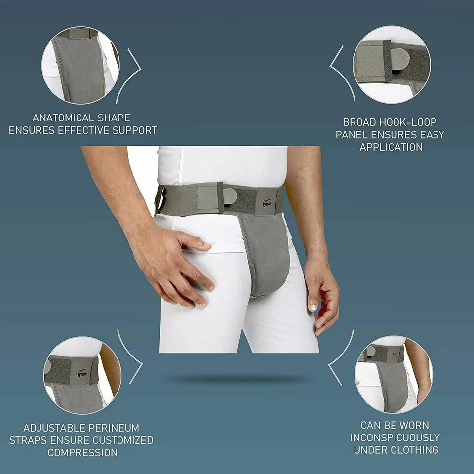 TYNOR Scrotal Support for Men - Gray (Select Size)