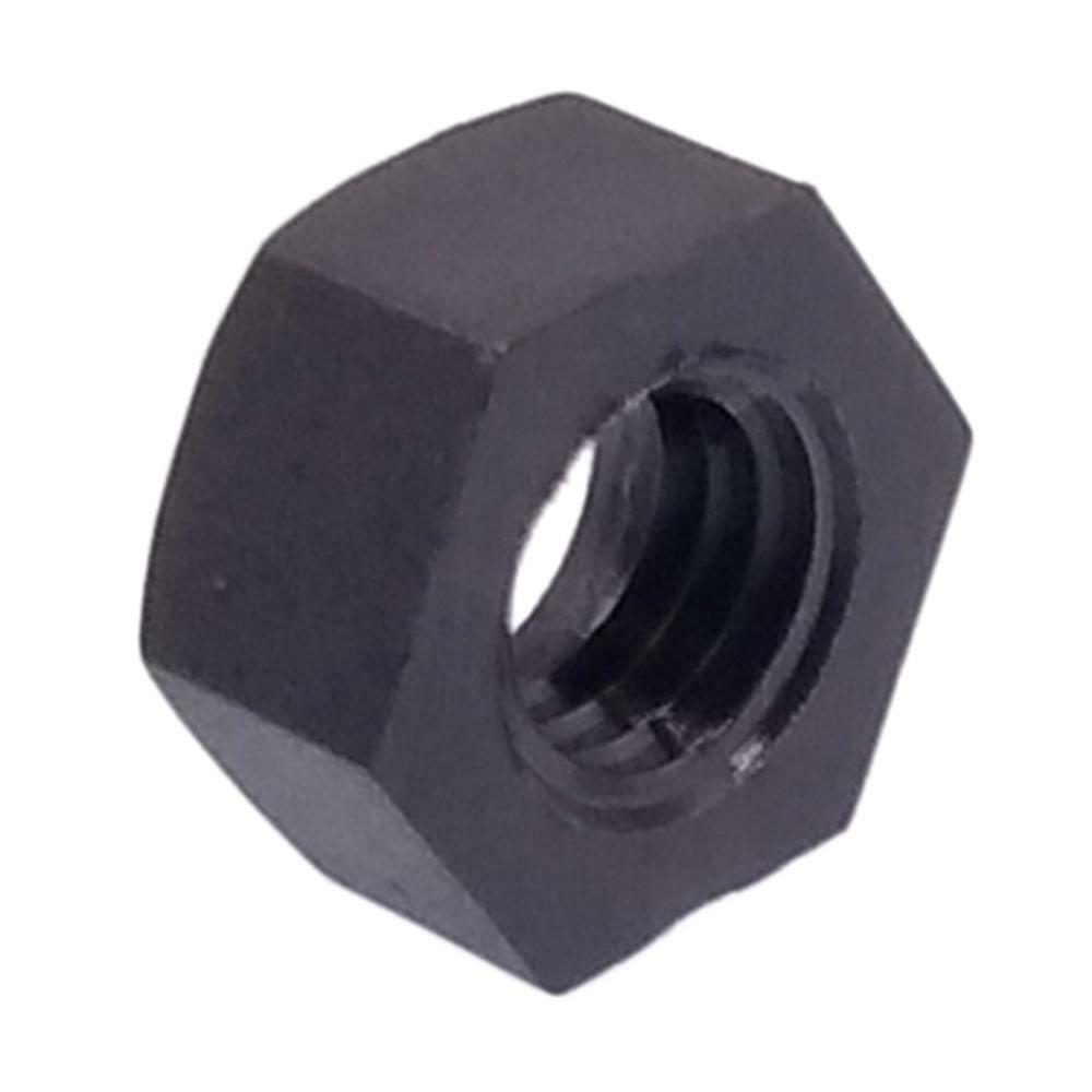 500pcs M2 Metric Thread Insert Screw Fastener Black Nylon Hex Nut