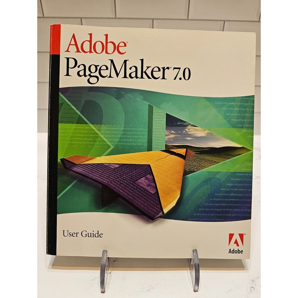 Adobe Pagemaker 7.0 User Guide circa 2001