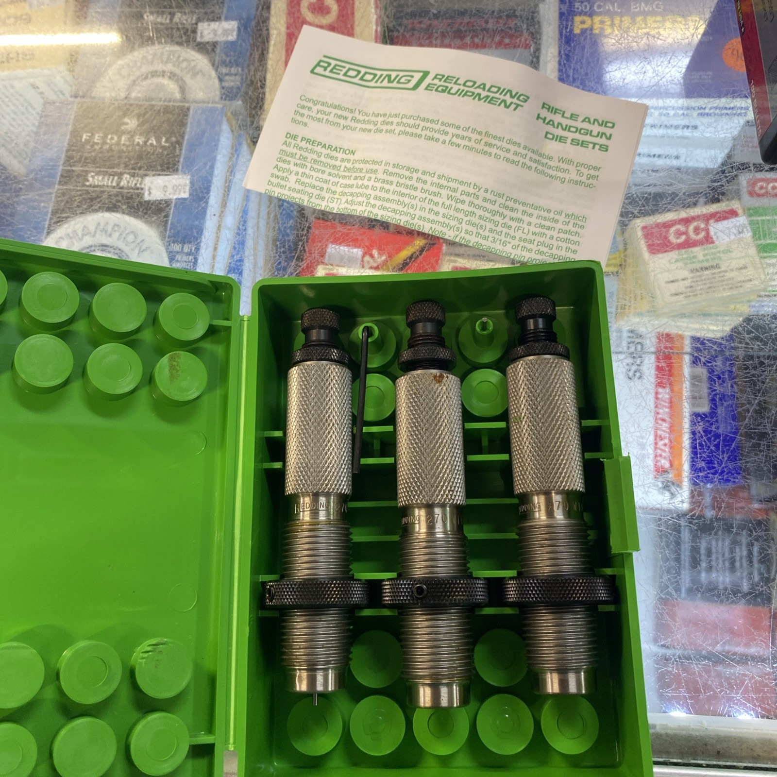 REDDING DELUXE 3-DIE SET .270 WIN-84135-NEW