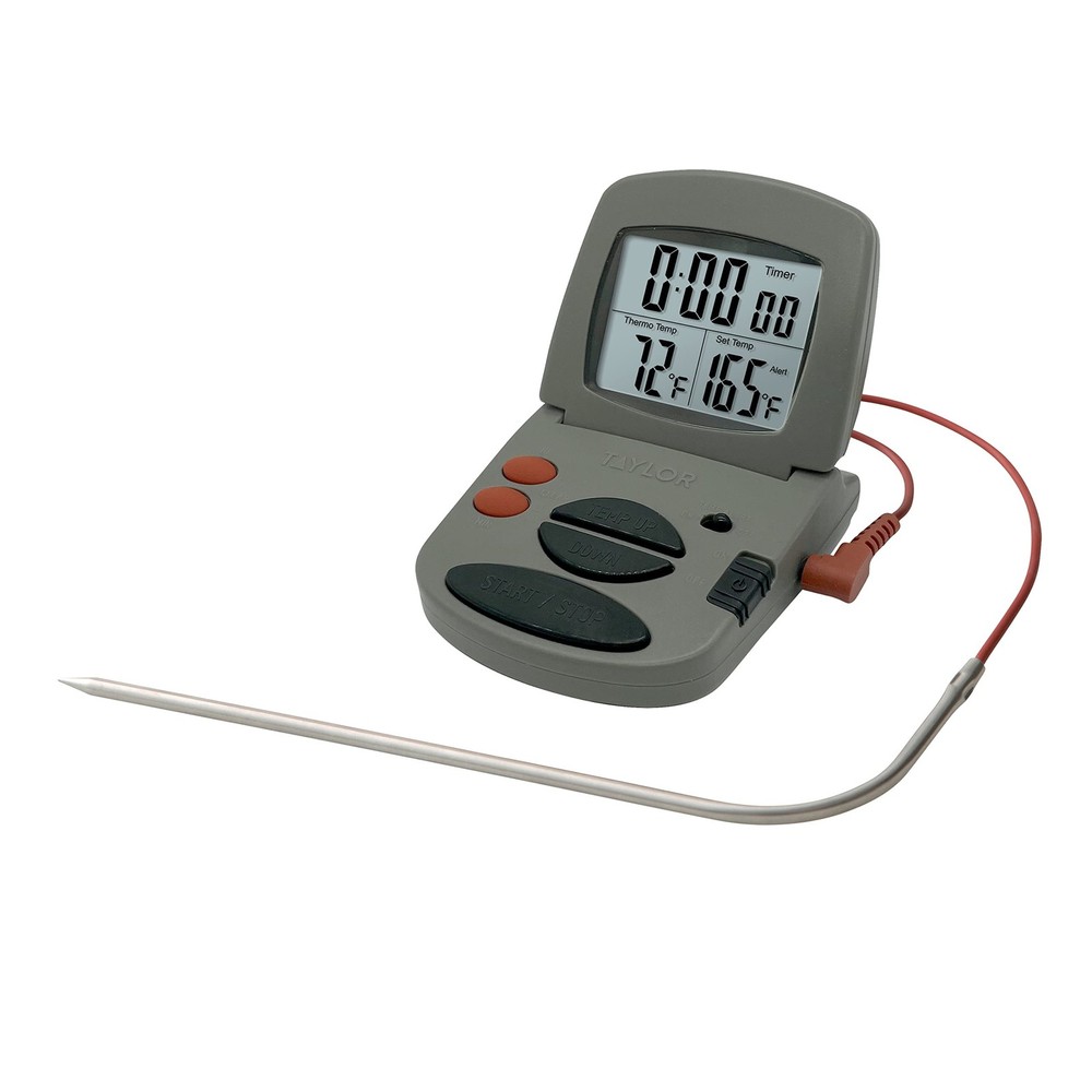 Taylor Programmable with Timer Instant Read Wired Probe Digital, Meat, Food, ...