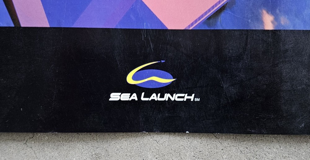 BOEING SEA LAUNCH POSTER - SUPER RARE