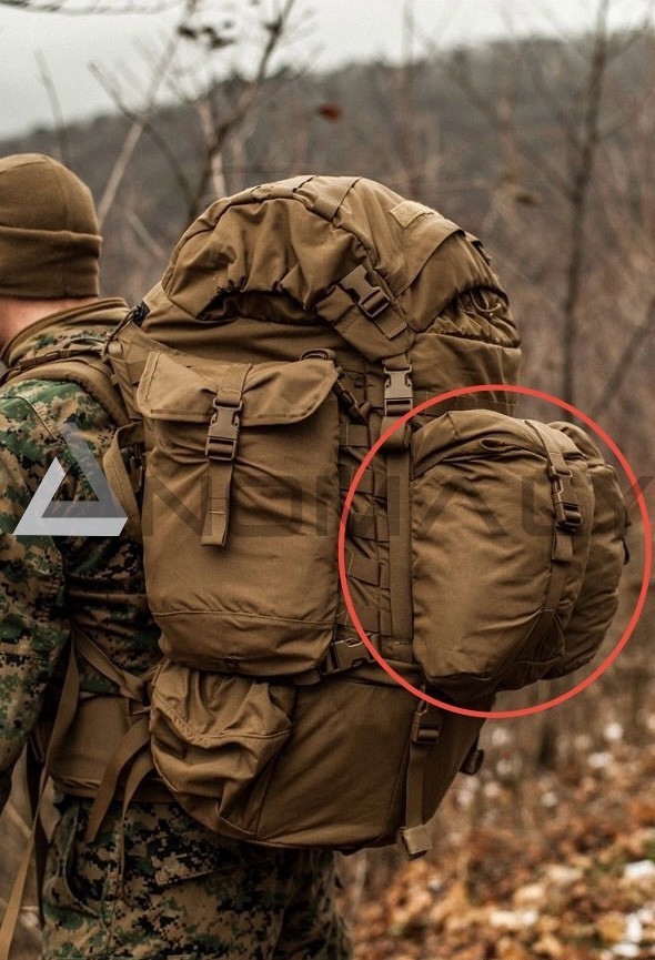 *Lot of 2 Qty* Used USMC FILBE Sustainment Pouch Coyote Brown Molle II FSBE