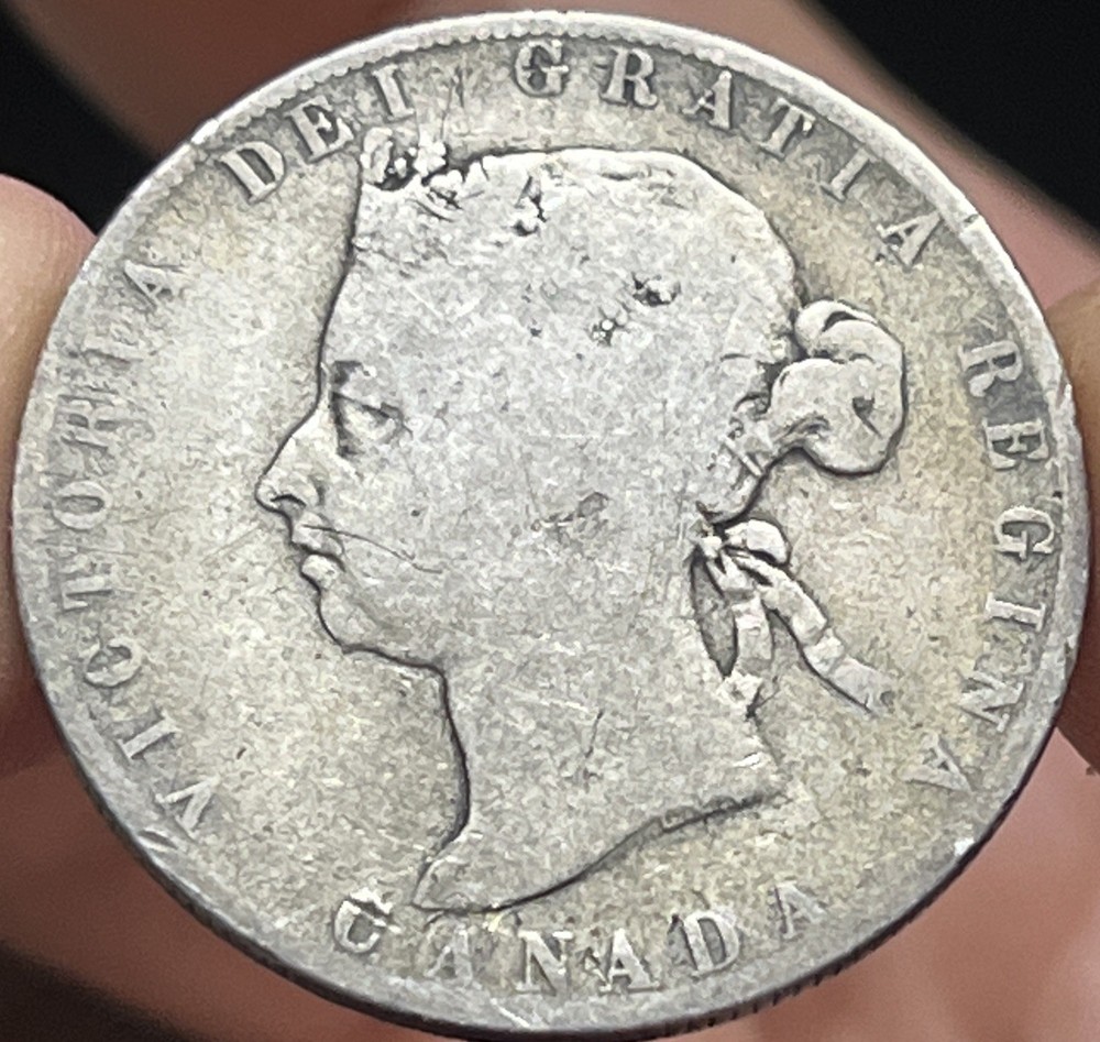 1892 50 Cents Canada Good
