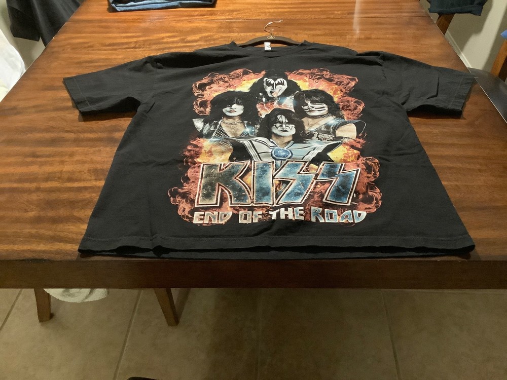 Kiss End of the road concert shirt from Tacoma, WA show