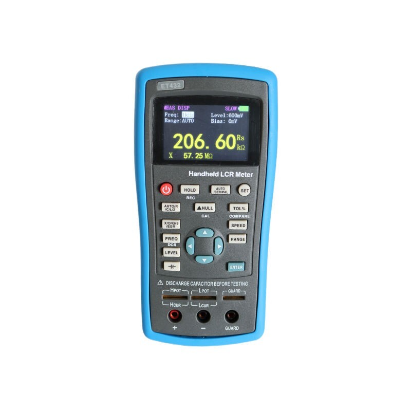Handheld LCR Meter Digital Bridge with DCR Electrolytic Capacitor Function