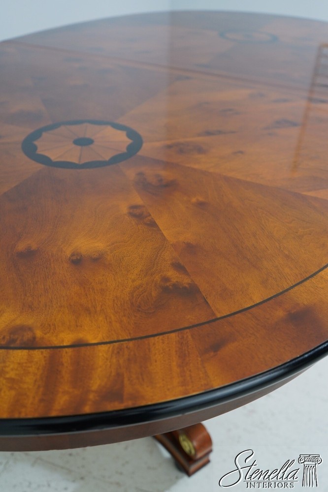 L66009: CENTURY Neoclassical Cherry Walnut Dining Room Table