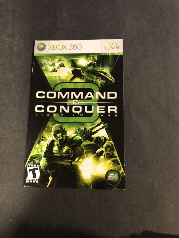 command and conquer 3 xbox 360 Manual Only