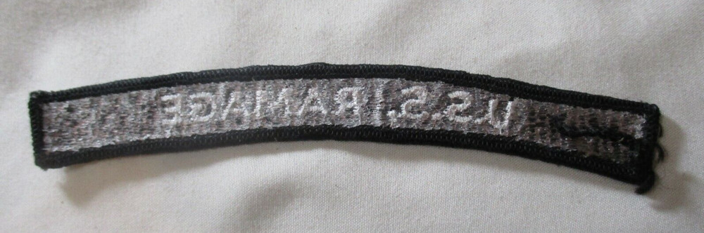 US Navy USS Ramage DDG-61 UIM Rocker Tab Patch