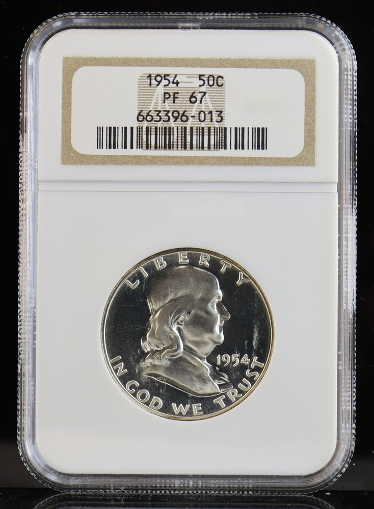 1954 Franklin Half Dollar NGC PF67