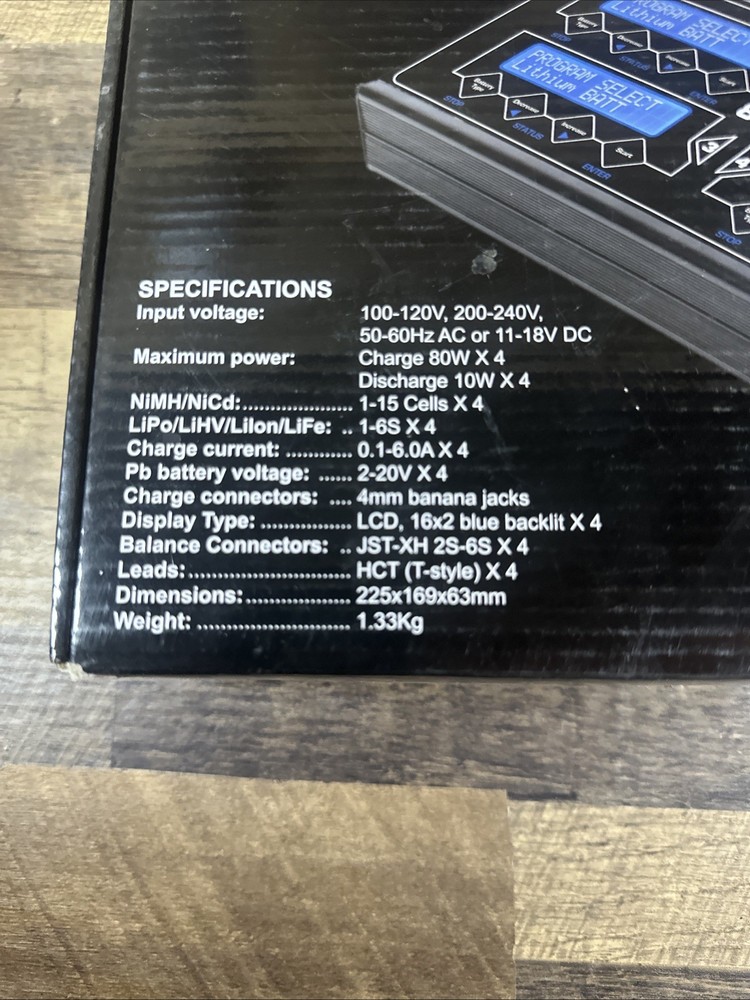 Radient RC Quartex Four Output Multi Charger