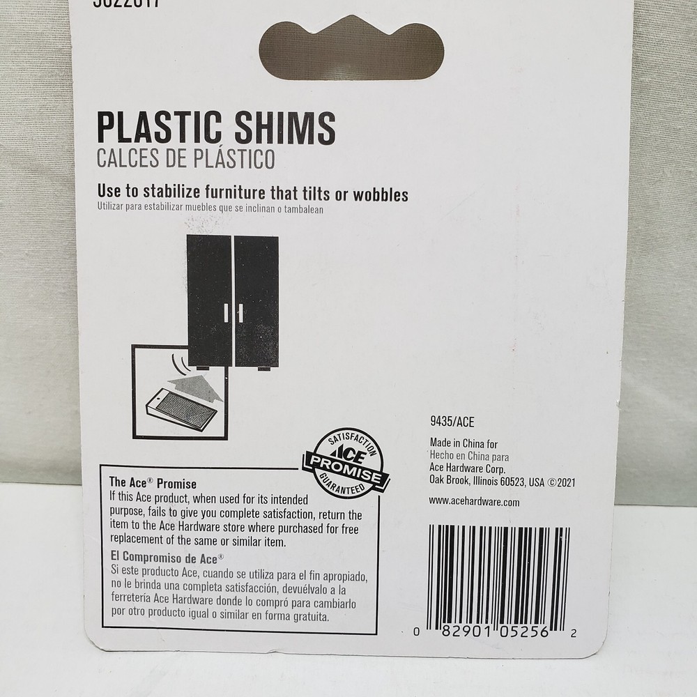 ACE Plastic Shims 6 pcs. #5022017 9435