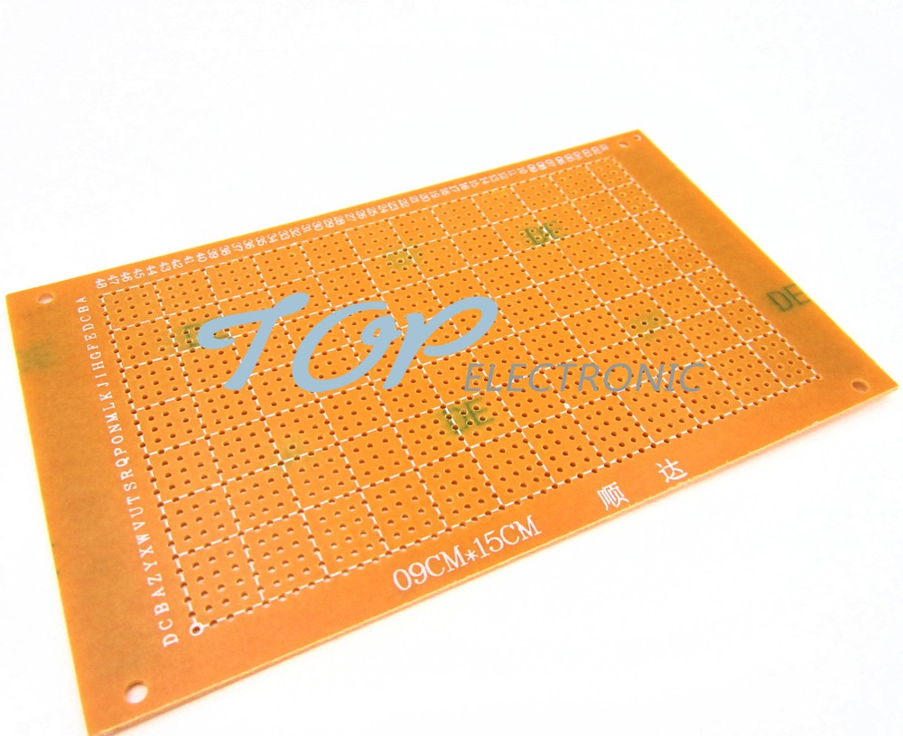 5Pcs 9 x 15 cm DIY Prototype Paper PCB fr4 Universal Board prototyping pcb kit