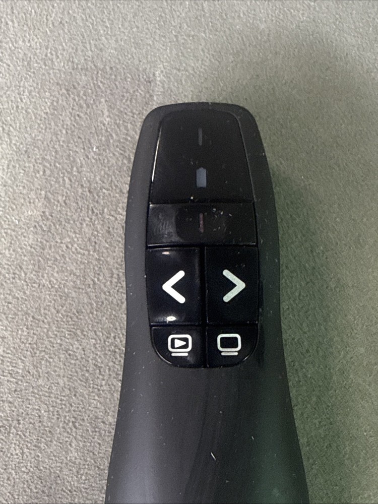 Logitech R-R0008 R400 Wireless Presentation Remote ONLY Clicker Laser Pointer