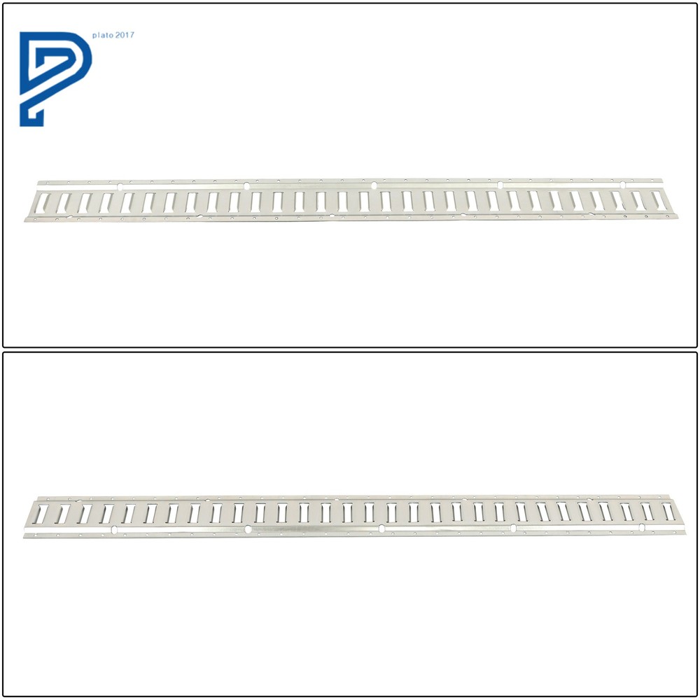 4 Pack 5' E Track Tie Down Rail Kit For Truck Trailer Cargo Van Utility