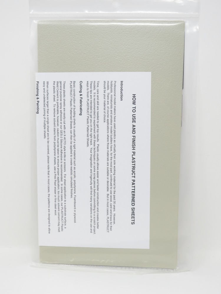 Plastruct 91584 Random Polished Stone Patterned Sheets N Scale 1:200