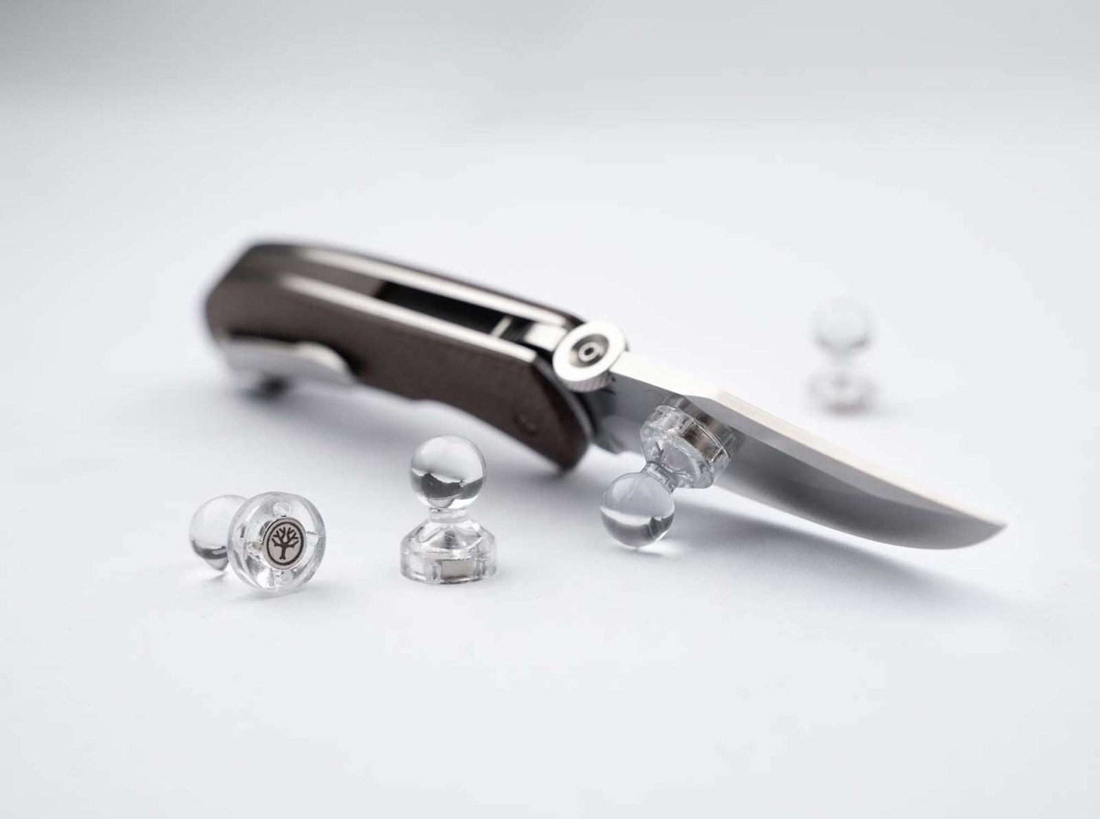 10x Boker Small Knife Holder Display Stand Magnetic Acrylic Collection ✔️ 099946