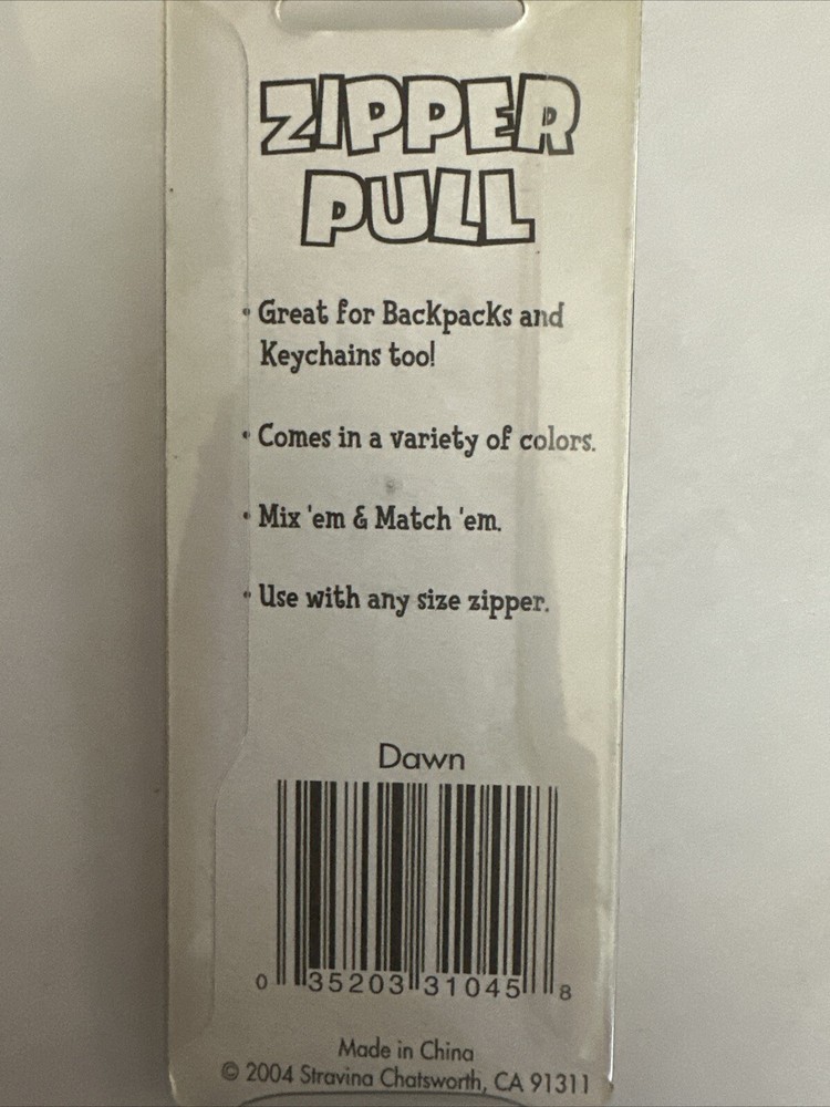 Personalized Zipper pull (DAWN)