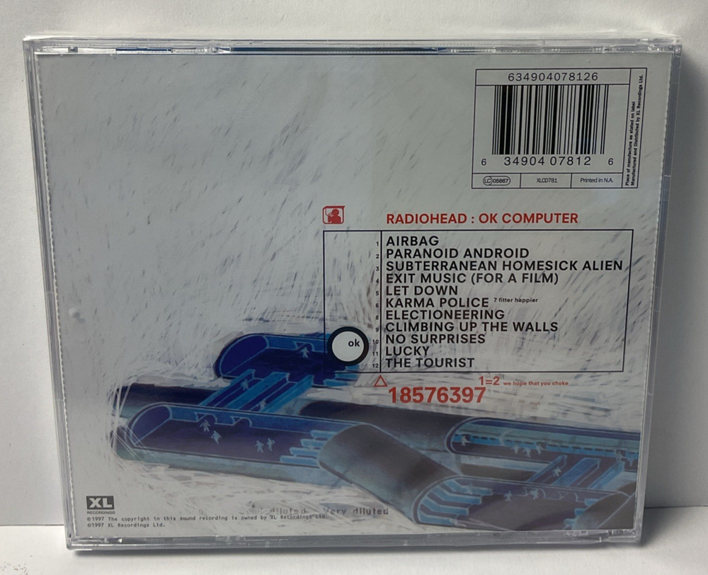 OK Computer by Radiohead (CD, 2016)