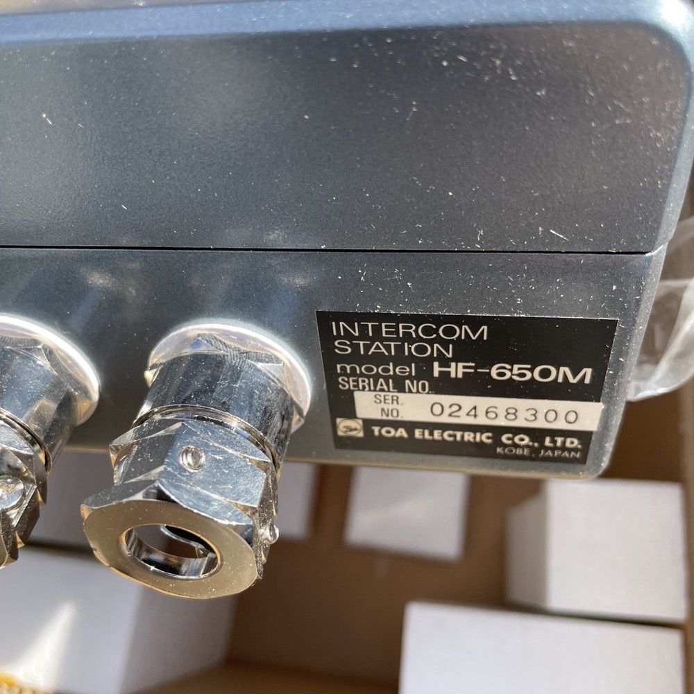 TOA Intercom System HF-650M NOS