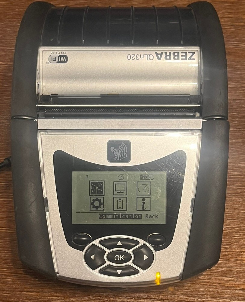 Zebra QLN320 Barcode Printer, WiFi, Bluetooth, Battery & Charging Cable