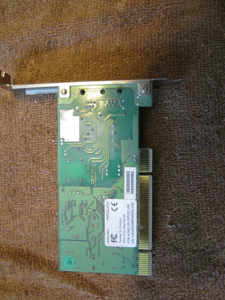 Actiontec Fax-Modem Card ? PM560LH32