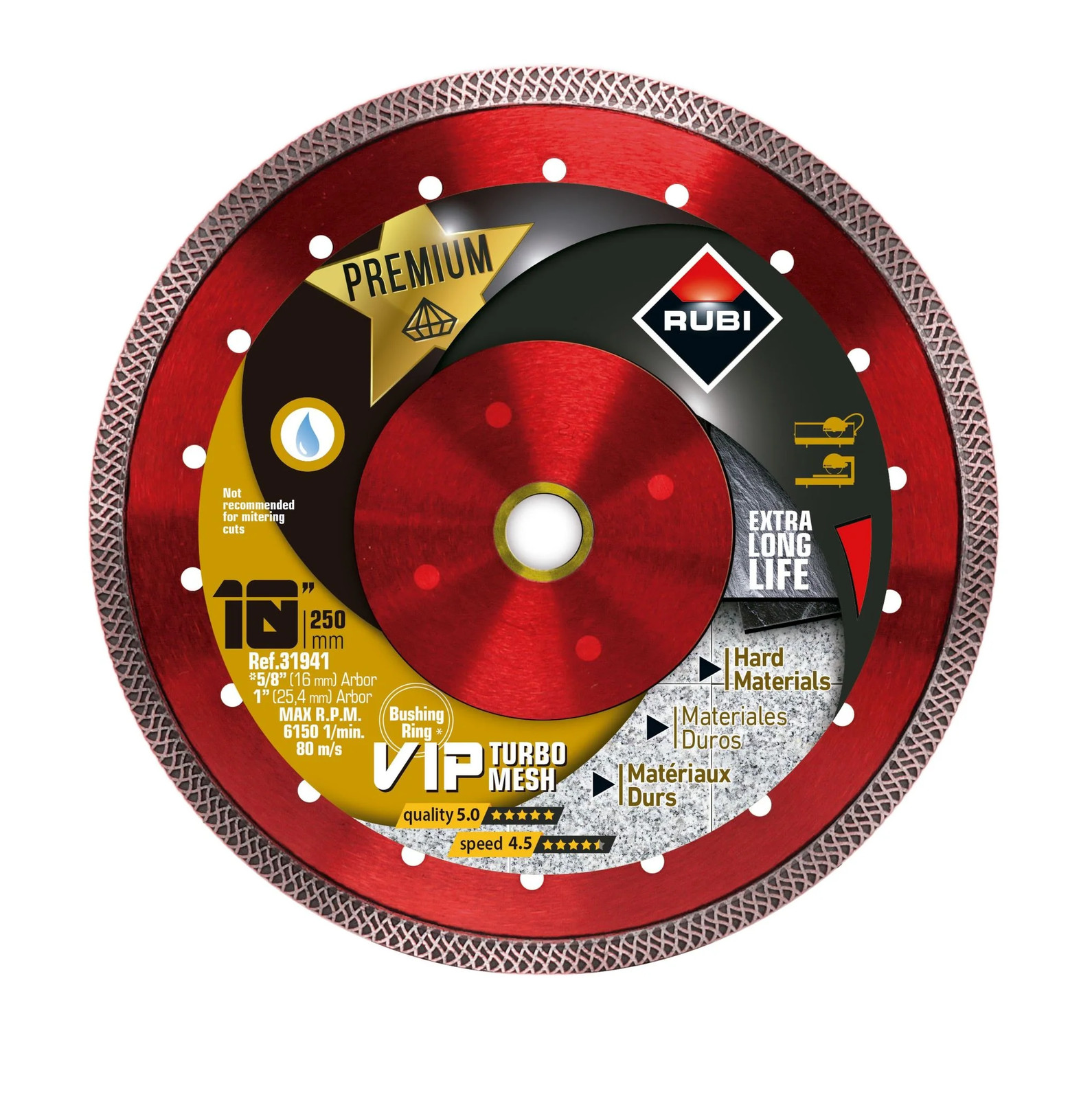 Rubi VIP Premium Wet Diamond Blades