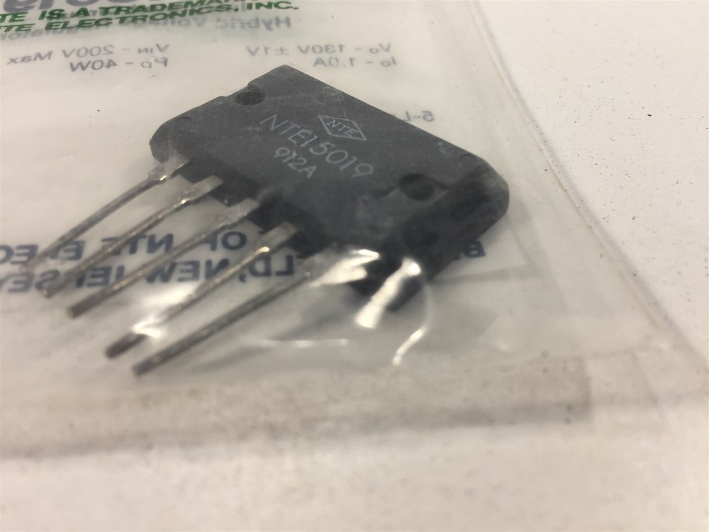 (1) NTE NTE15019 Integrated Circuit TV Fixed Voltage Regulator