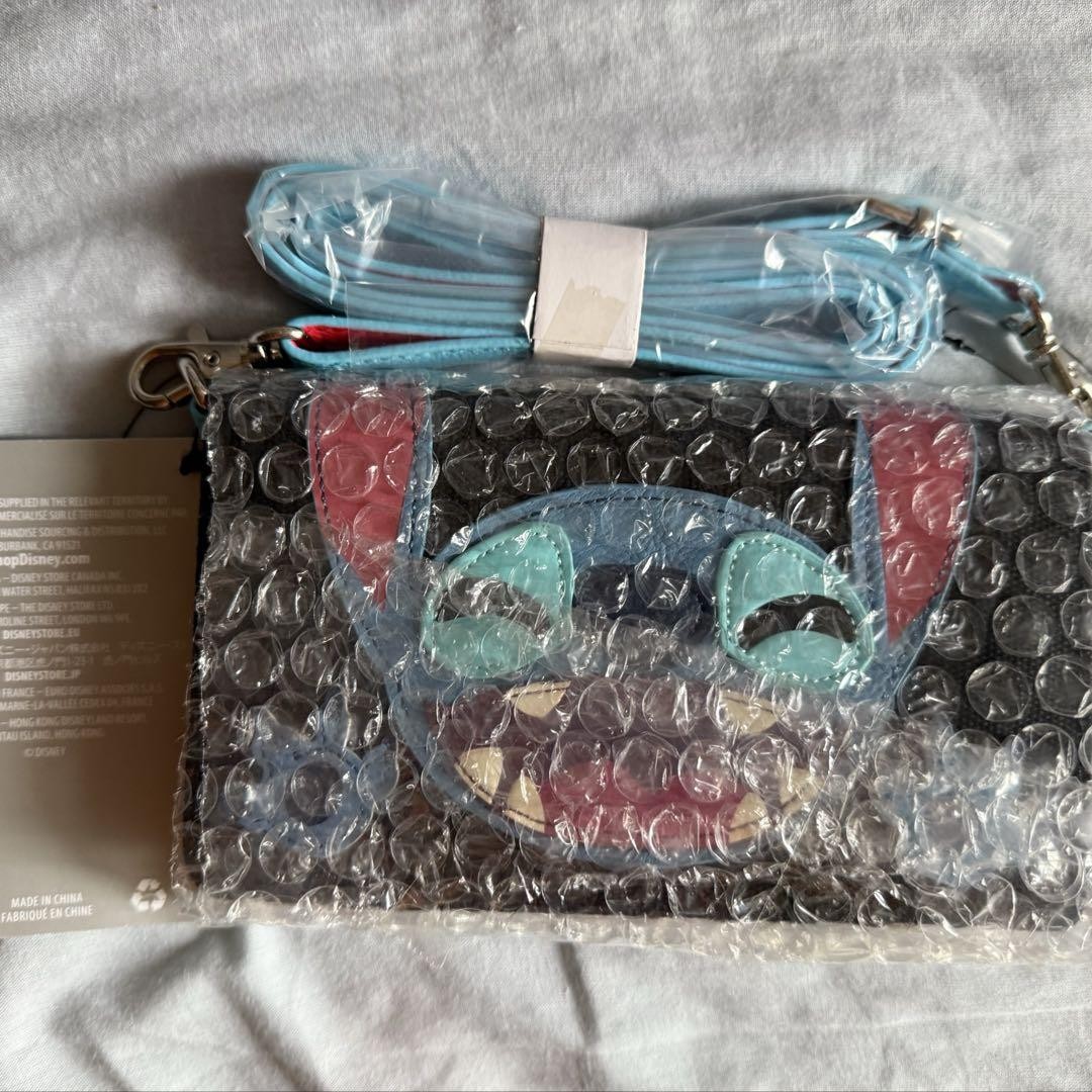 Disney Stitch Crossbody Wallet Case – Compact Shoulder Bag and Wallet Combo