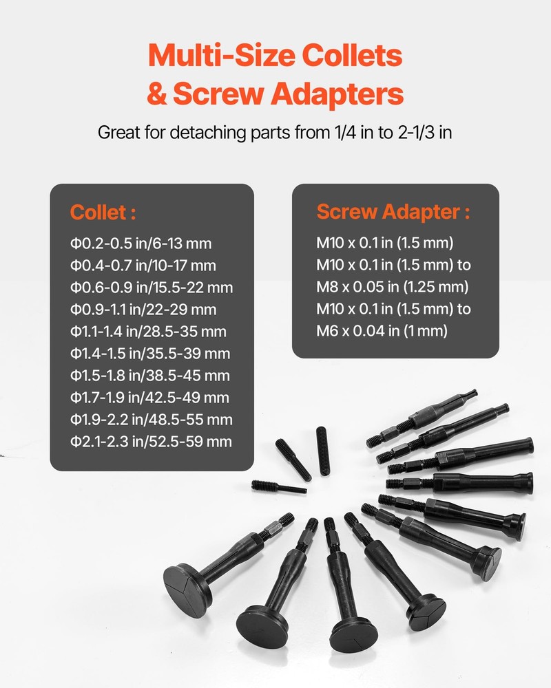 VEVOR Blind Hole Bearing Puller Set, 16-in-1 Set