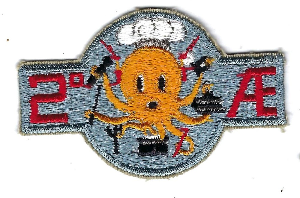 PATCH USAF 2ND ARMAMENT & ELECTRONICS MAINTENANCE SQ HUNTER  AFB     BS-35
