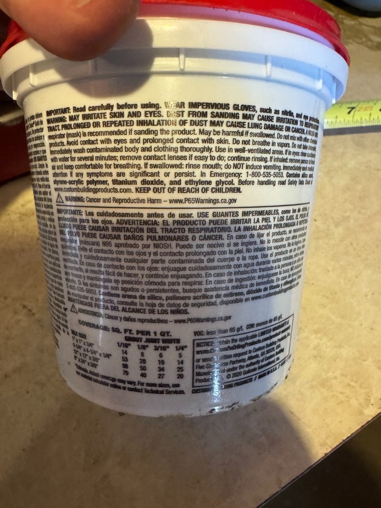 Fusion Pro #09 Natural Gray 1 qt. Single Component Grout