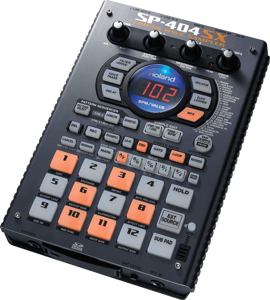 Roland SP-404SX Portable Linear Wave Sampler W/Box