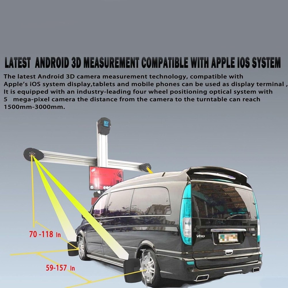 Fully Automatic Wheel Alignment Machine 3D Wheel Aligner Wheel Alignment System