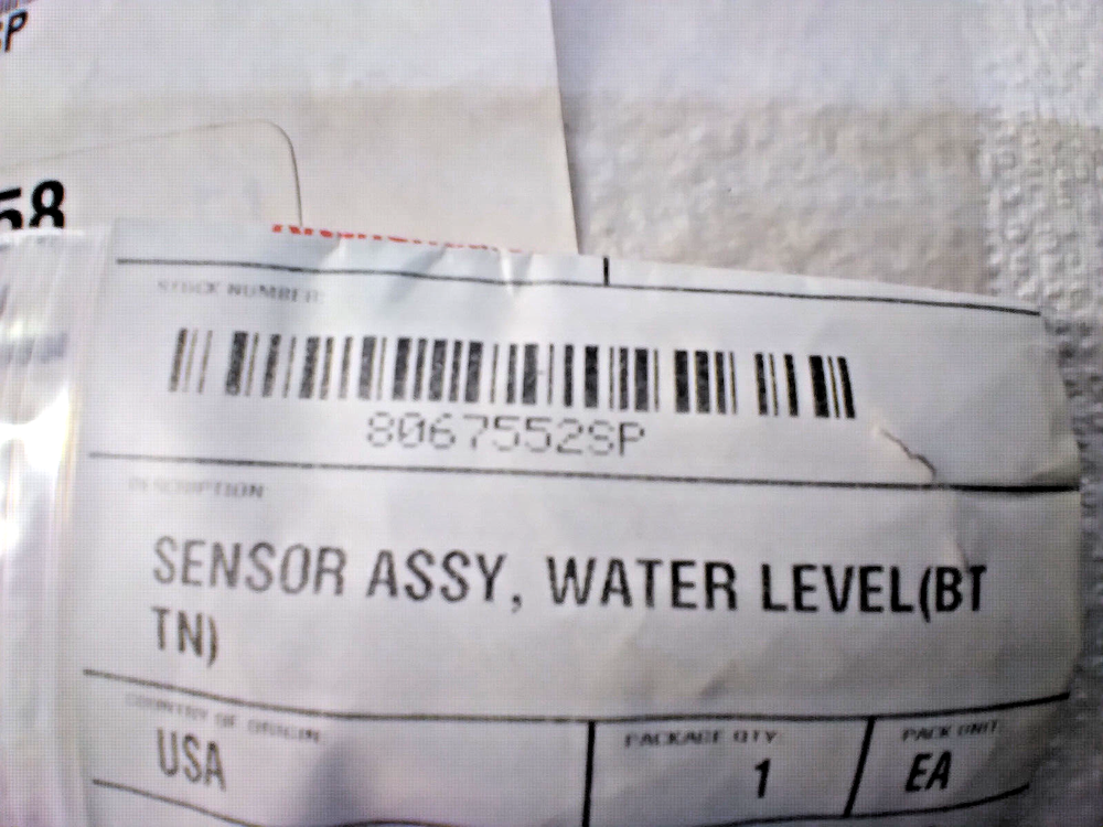 Frymaster 8067552SP, Sensor/Probe Assembly, Water Level Probe (BTTN)