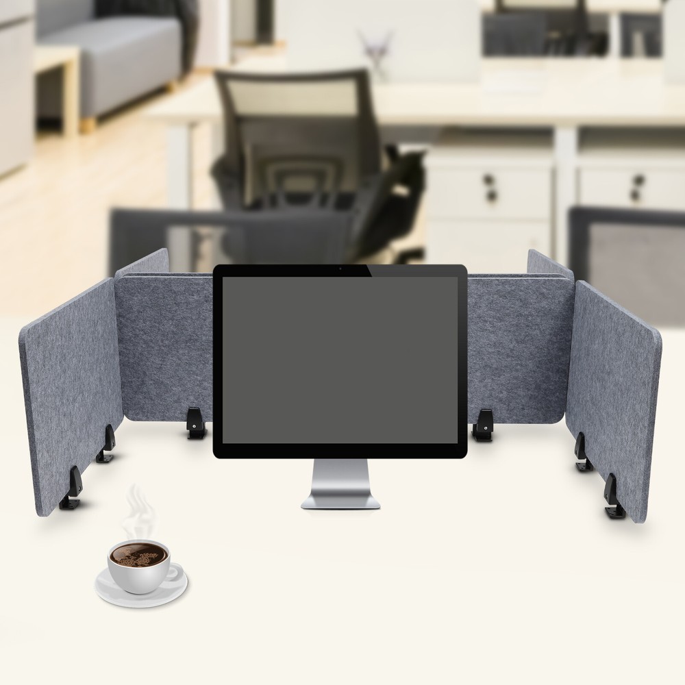 Desk Shield Desk Divider Panel Office Desktop Partition Privacy Screen Mounted