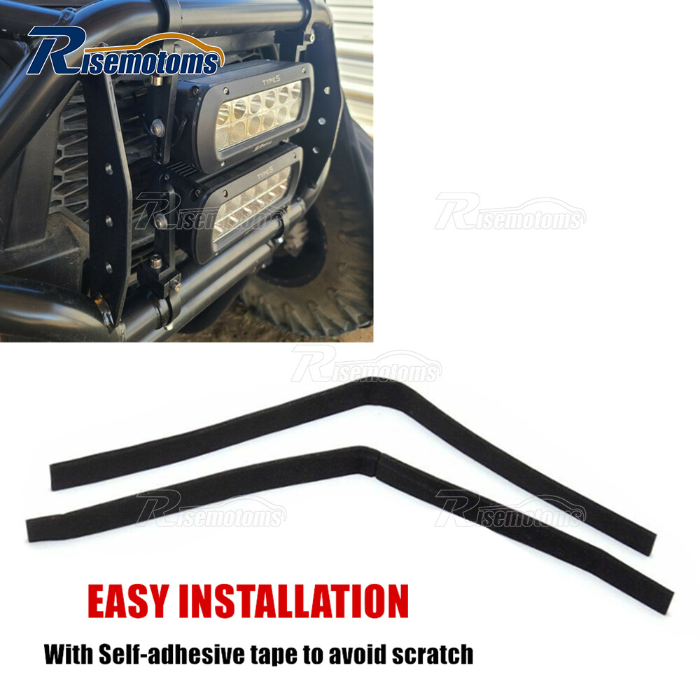 2 inch Roll Cage Bull Bar LED Light Bar Mount Clamps For Honda Talon 1000R 1000X