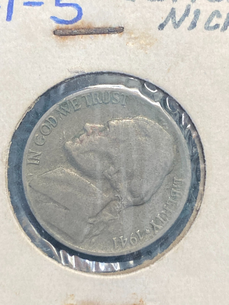 STORAGE UNIT FIND 1941 S Jefferson Nickel 5 Cent