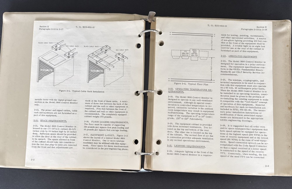 Radiation Inc Technical Manual Engineering Installation Tech Control Center 1961