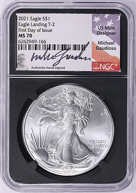 2021 - 1oz Silver Eagle - NGC - MS70 - T2 [B-2][B-8]
