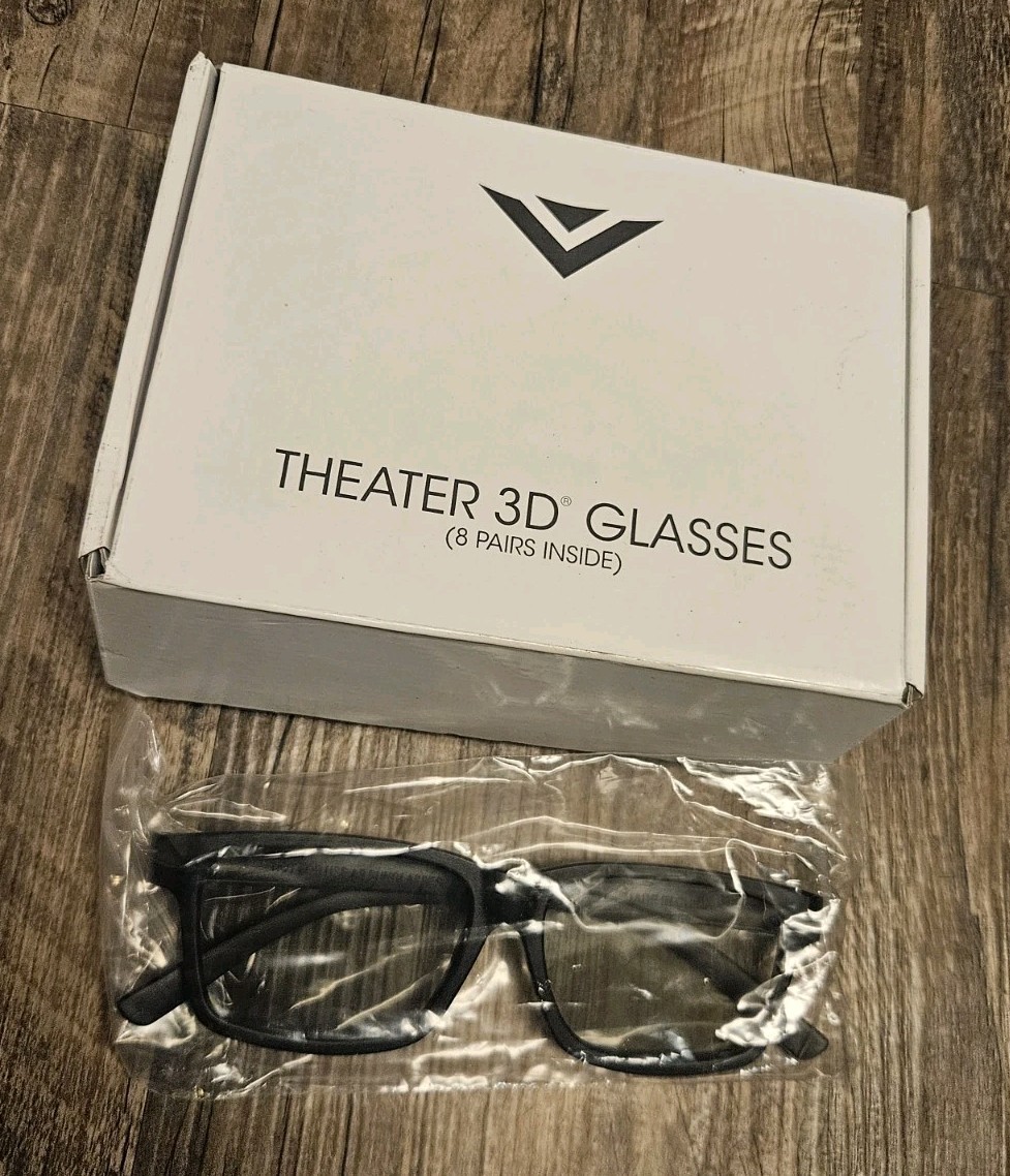 Theater 3D Glasses Box of 8 Pairs Lot Brand New Movie Film