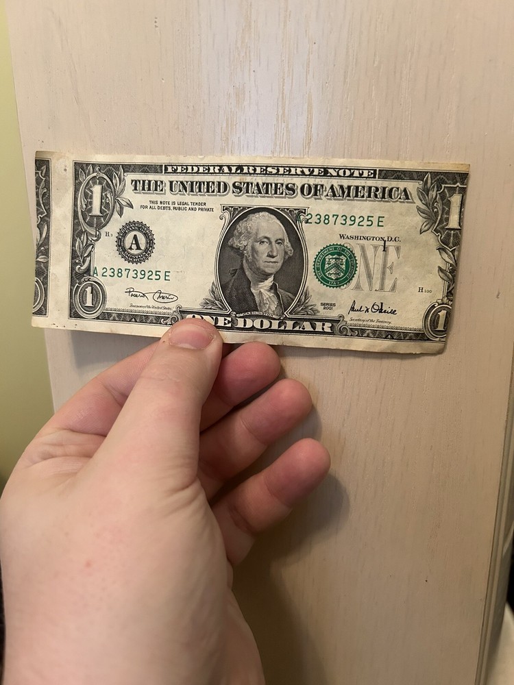 currency us paper money error