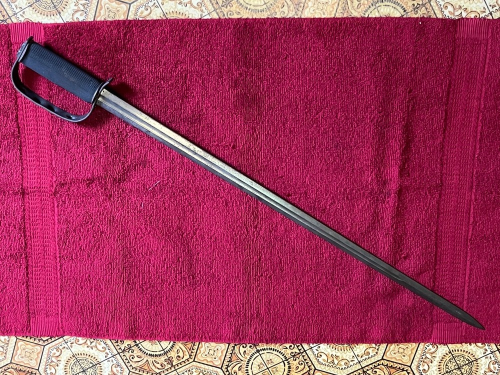 WWII OSS HALF SWORD DROP KNIFE WITH PATTON BLADE