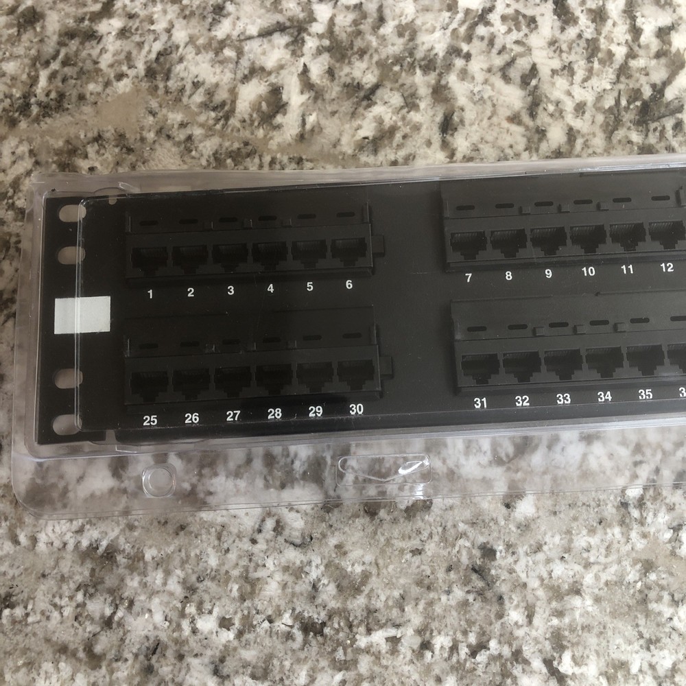 Genuine Tyco Electronics 406331-1 Netconnect Systems Cat 5e Patch Panel 48 Port