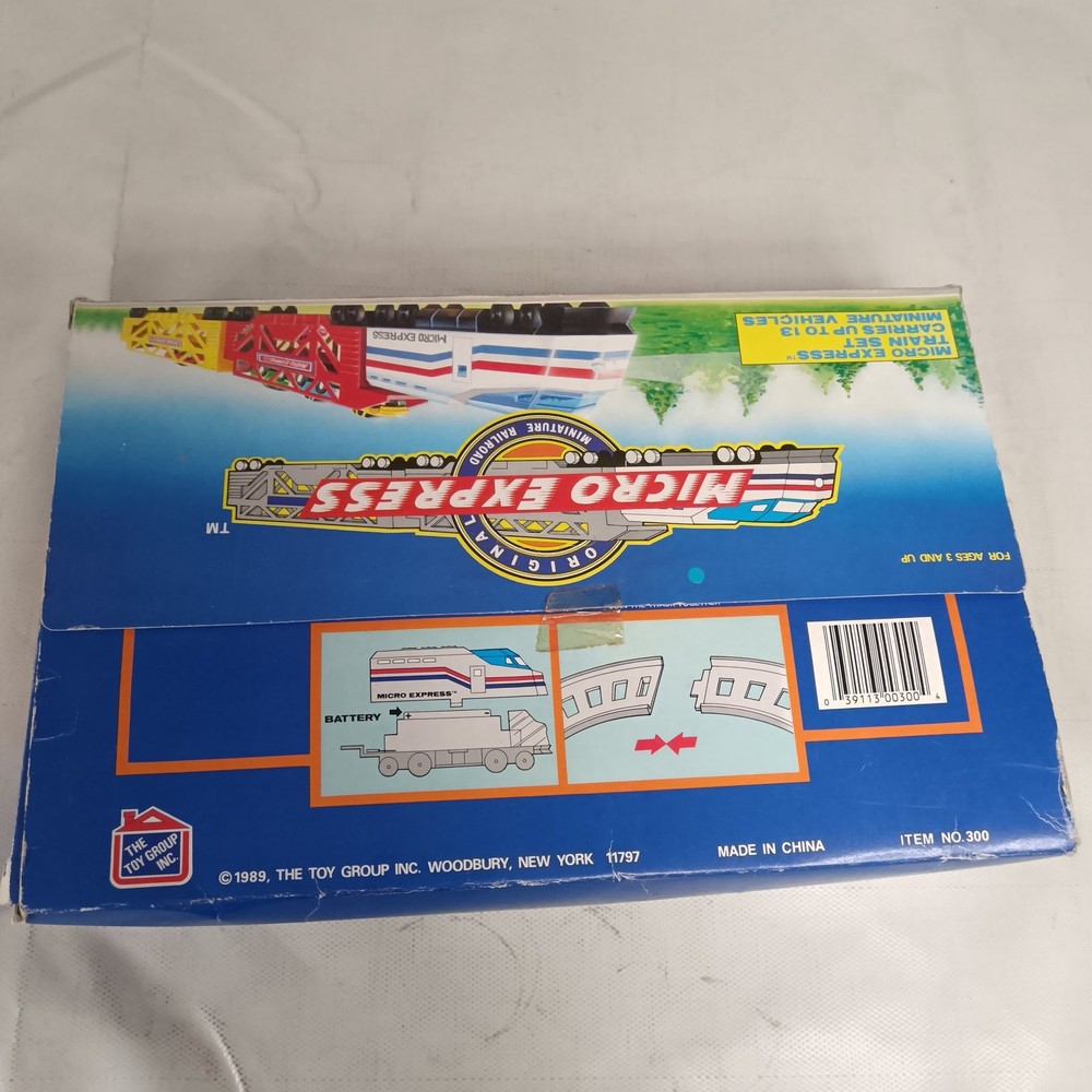 Micro Express Train Set Item No. 300 The Toy Group 1989 Boxed Preloved