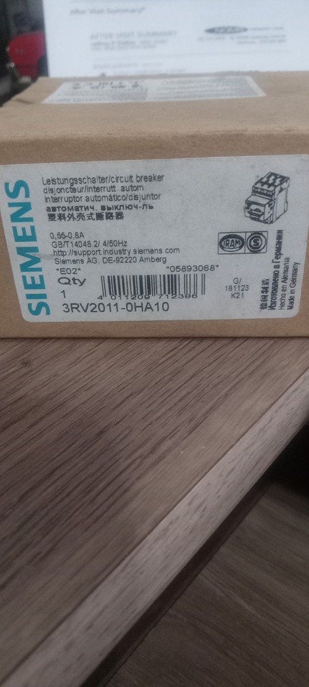 🗽SIEMENS 3RV2011-OHA10