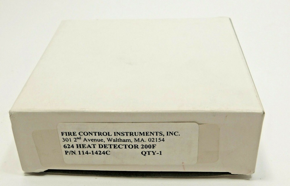Fire Control Instruments 114-1424C 624 Heat Detector 200F